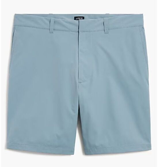 J. Crew Factory 7" tech short in Rainy Day Blue NWT size 31 - Picture 1 of 13